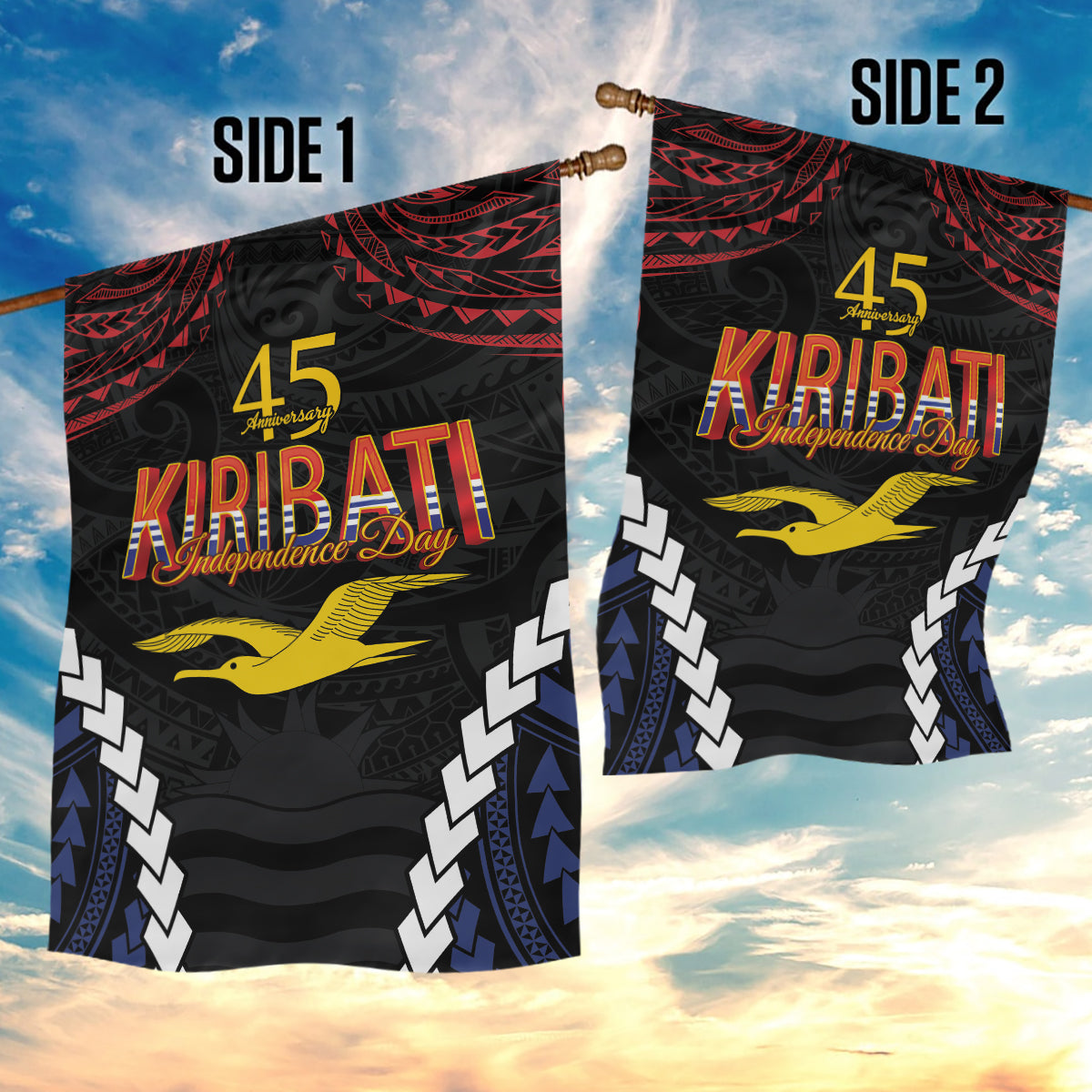 Kiribati 45th Anniversary Independence Day Garden Flag Since 1979 LT9 - Polynesian Pride