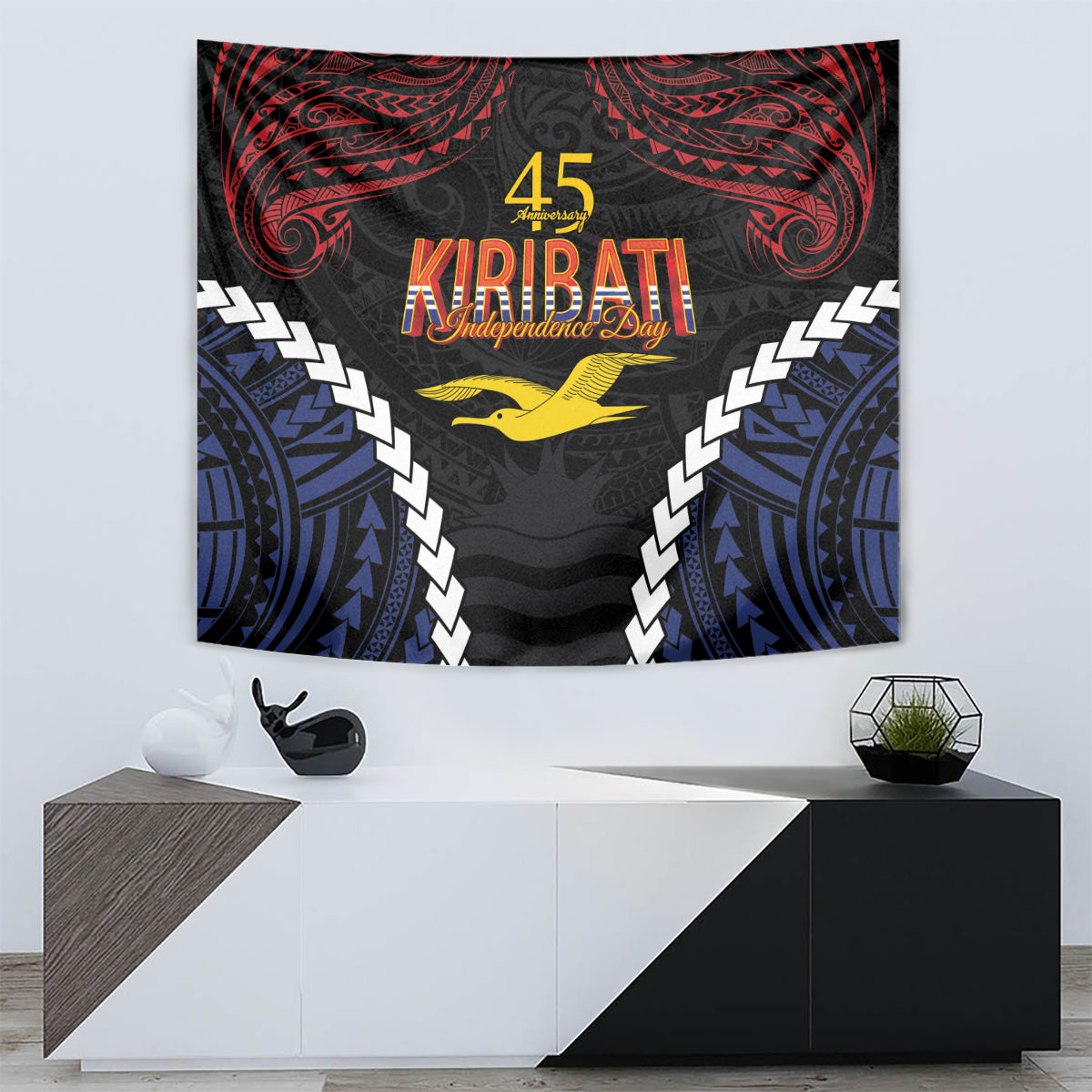 Kiribati 45th Anniversary Independence Day Tapestry Since 1979 LT9 - Polynesian Pride