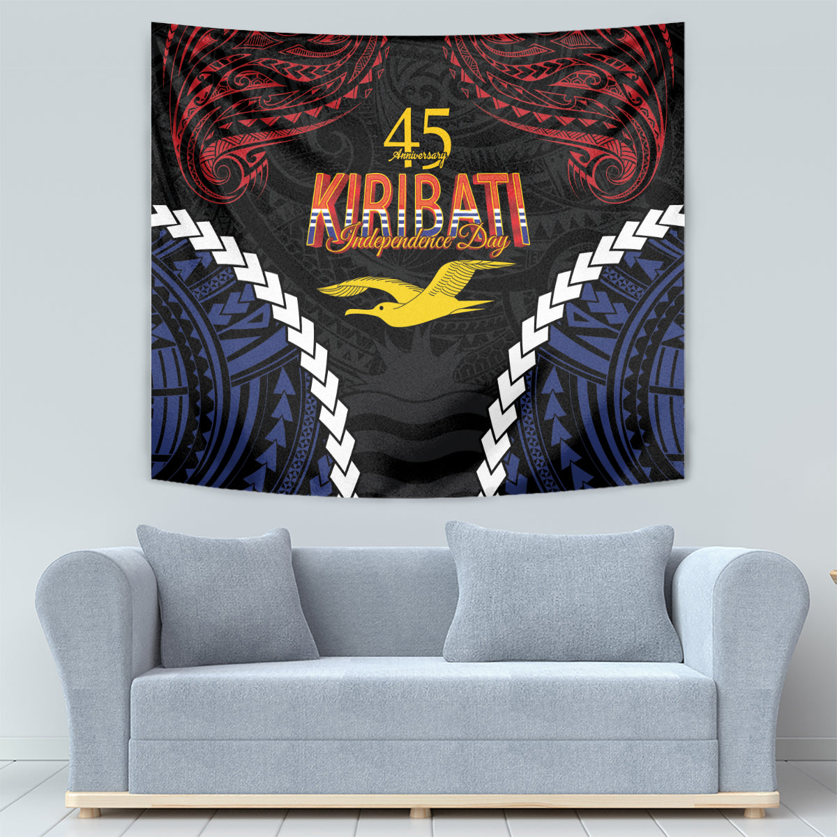 Kiribati 45th Anniversary Independence Day Tapestry Since 1979 LT9 - Polynesian Pride