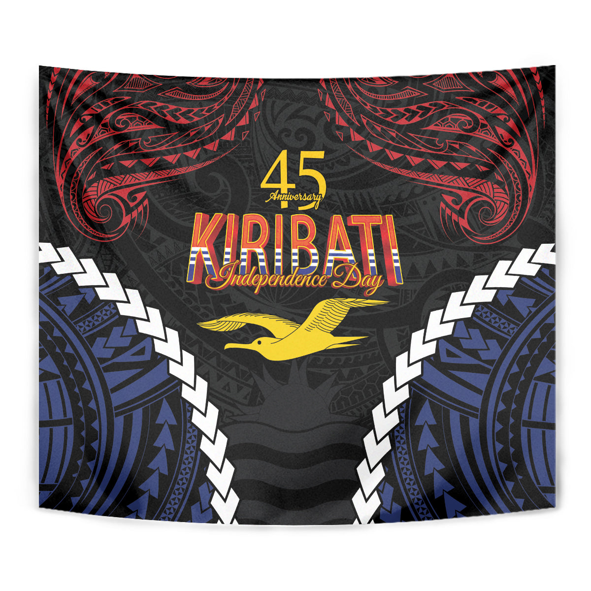 Kiribati 45th Anniversary Independence Day Tapestry Since 1979 LT9 - Polynesian Pride
