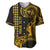 Custom King Kamehameha Day Hawaii Baseball Jersey Paradise of the Pacific Tribal Kakau - Gold LT9 Gold - Polynesian Pride