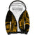 Custom King Kamehameha Day Hawaii Sherpa Hoodie Paradise of the Pacific Tribal Kakau - Gold LT9 Unisex Gold - Polynesian Pride
