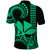 Custom King Kamehameha Day Hawaii Polo Shirt Paradise of the Pacific Tribal Kakau Green LT9 - Polynesian Pride