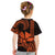 Custom King Kamehameha Day Hawaii Kid T Shirt Paradise of the Pacific Tribal Kakau - Orange LT9 - Polynesian Pride