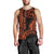 Custom King Kamehameha Day Hawaii Men Tank Top Paradise of the Pacific Tribal Kakau - Orange LT9 - Polynesian Pride