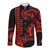 Custom King Kamehameha Day Hawaii Long Sleeve Button Shirt Paradise of the Pacific Tribal Kakau - Red LT9 Unisex Red - Polynesian Pride
