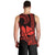 Custom King Kamehameha Day Hawaii Men Tank Top Paradise of the Pacific Tribal Kakau - Red LT9 - Polynesian Pride