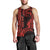 Custom King Kamehameha Day Hawaii Men Tank Top Paradise of the Pacific Tribal Kakau - Red LT9 - Polynesian Pride