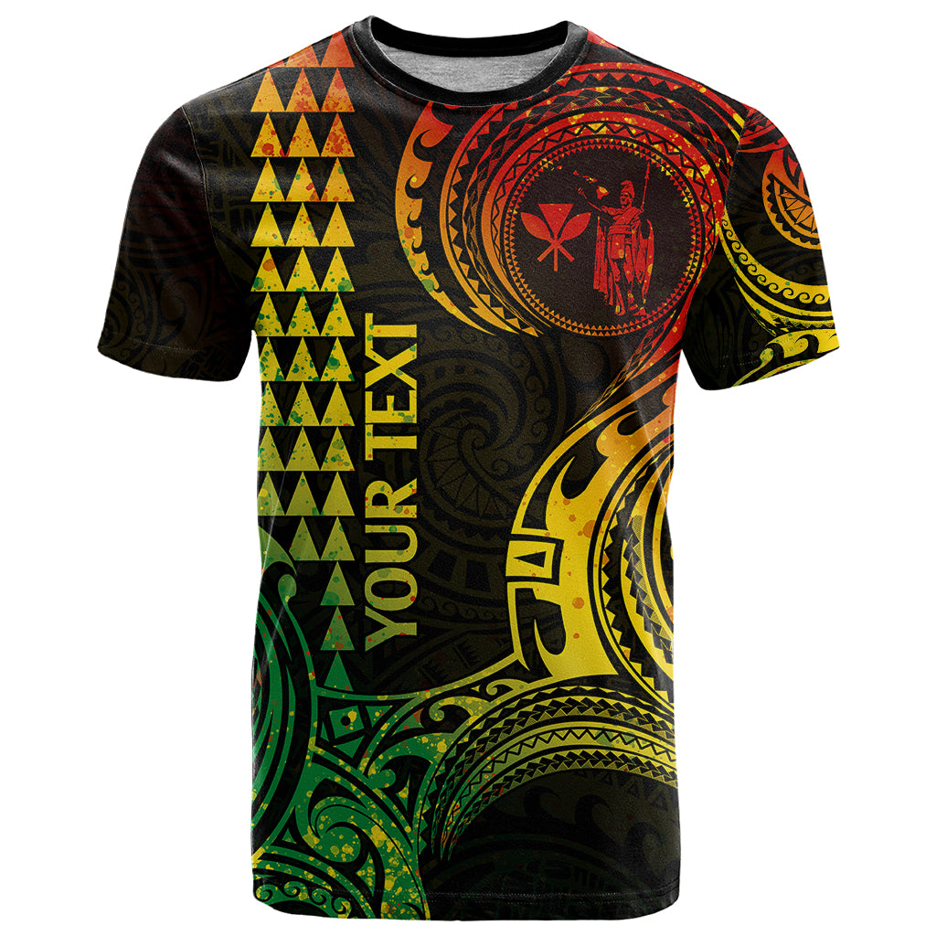 Custom King Kamehameha Day Hawaii T Shirt Paradise of the Pacific Tribal Kakau Reggae LT9 Reggae - Polynesian Pride