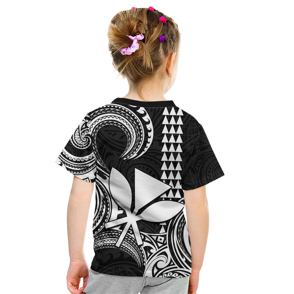 Custom King Kamehameha Day Hawaii Kid T Shirt Paradise of the Pacific Tribal Kakau - White LT9 - Polynesian Pride