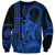 King Kamehameha Day Hawaii Sweatshirt Paradise of the Pacific Tribal Kakau with Kanaka Maoli - Blue LT9 Unisex Blue - Polynesian Pride