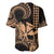 King Kamehameha Day Hawaii Baseball Jersey Paradise of the Pacific Tribal Kakau with Kanaka Maoli - Nude LT9 - Polynesian Pride