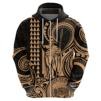 King Kamehameha Day Hawaii Hoodie Paradise of the Pacific Tribal Kakau with Kanaka Maoli Nude LT9 - Polynesian Pride