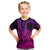 King Kamehameha Day Hawaii Kid T Shirt Paradise of the Pacific Tribal Kakau with Kanaka Maoli - Pink Gradient LT9 Pink Gradient - Polynesian Pride