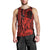 King Kamehameha Day Hawaii Men Tank Top Paradise of the Pacific Tribal Kakau with Kanaka Maoli - Red LT9 - Polynesian Pride