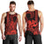 King Kamehameha Day Hawaii Men Tank Top Paradise of the Pacific Tribal Kakau with Kanaka Maoli - Red LT9 - Polynesian Pride