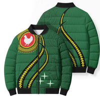 Manua Islands Polynesian Style Bomber Puffer Jacket LT9 - Polynesian Pride