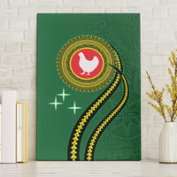 Manua Islands Polynesian Style Canvas Wall Art LT9 Without Frame Green - Polynesian Pride