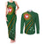 Manua Islands Polynesian Style Couples Matching Tank Maxi Dress and Long Sleeve Button Shirt