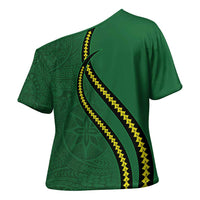 Manua Islands Polynesian Style Cross Shoulder Shirt LT9 - Polynesian Pride