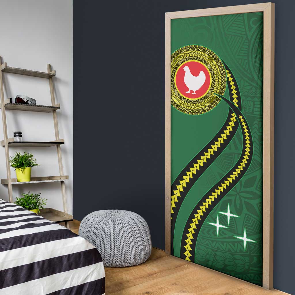 Manua Islands Polynesian Style Door Cover LT9 - Polynesian Pride