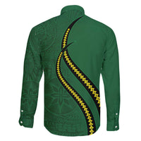 Manua Islands Polynesian Style Family Matching Off The Shoulder Long Sleeve Dress and Hawaiian Shirt