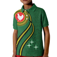Manua Islands Polynesian Style Kid Polo Shirt