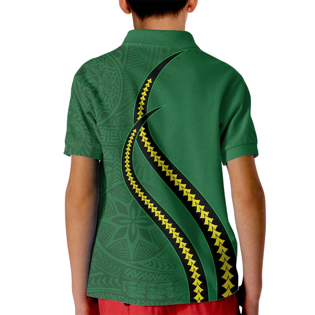 Manua Islands Polynesian Style Kid Polo Shirt