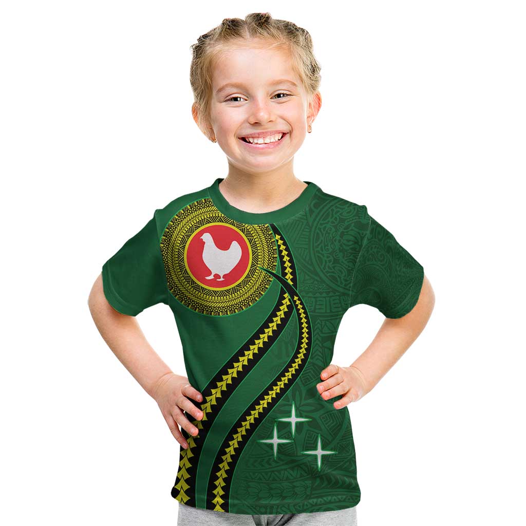 Manua Islands Polynesian Style Kid T Shirt