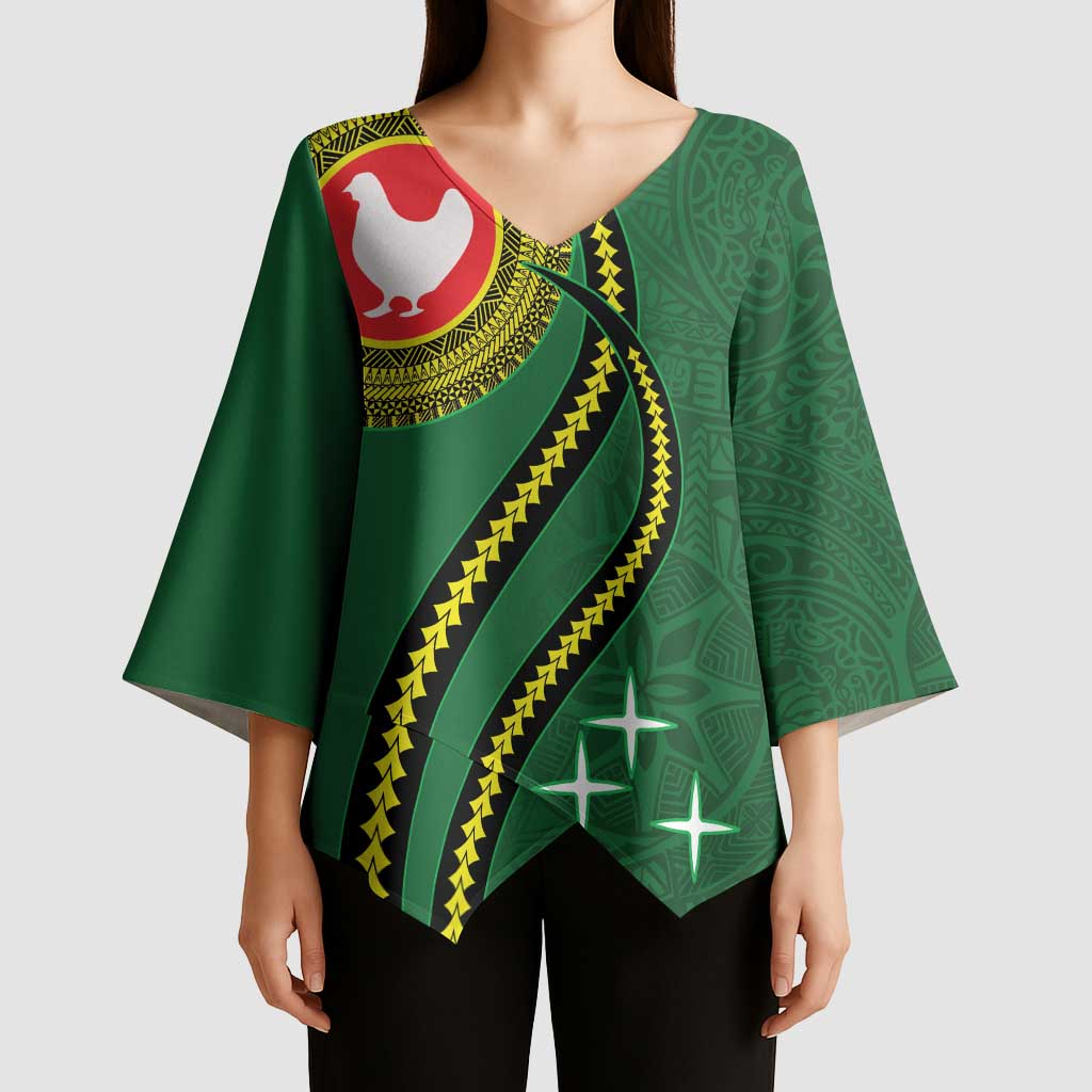 Manua Islands Polynesian Style Kimono Sleeve Blouse LT9 - Polynesian Pride