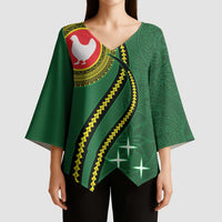 Manua Islands Polynesian Style Kimono Sleeve Blouse LT9 - Polynesian Pride