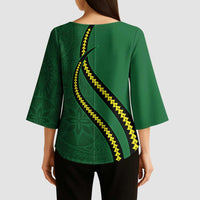 Manua Islands Polynesian Style Kimono Sleeve Blouse LT9 - Polynesian Pride