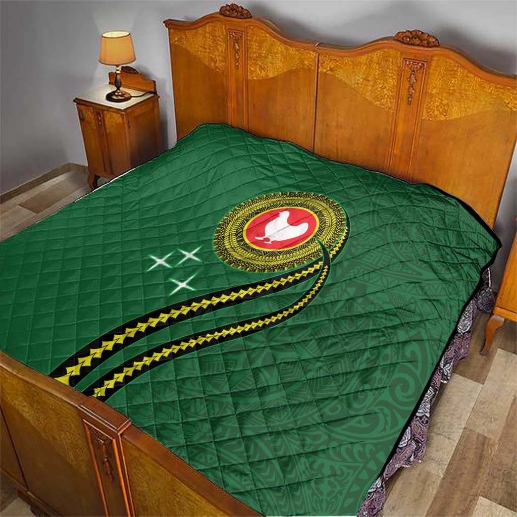 Manua Islands Polynesian Style Quilt