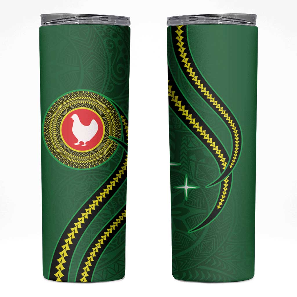 Manua Islands Polynesian Style Skinny Tumbler