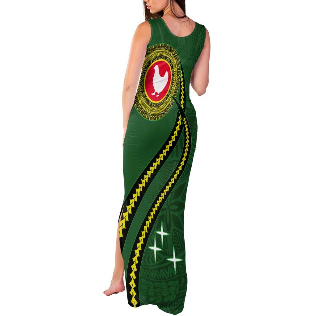 Manua Islands Polynesian Style Tank Maxi Dress LT9 - Polynesian Pride