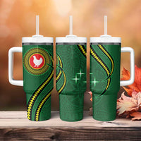 Manua Islands Polynesian Style Tumbler With Handle