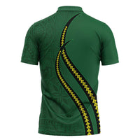 Manua Islands Polynesian Style Zipper Polo Shirt LT9 - Polynesian Pride
