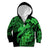 Aloha Hawaii Kid Hoodie Hammerhead Shark Tattoo Polynesian Summer - Green LT9 - Polynesian Pride