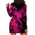 Aloha Hawaii Hoodie Dress Hammerhead Shark Tattoo Polynesian Summer - Pink LT9 - Polynesian Pride