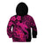 Aloha Hawaii Kid Hoodie Hammerhead Shark Tattoo Polynesian Summer - Pink LT9 - Polynesian Pride