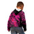 Aloha Hawaii Kid Hoodie Hammerhead Shark Tattoo Polynesian Summer - Pink LT9 - Polynesian Pride