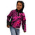 Aloha Hawaii Kid Hoodie Hammerhead Shark Tattoo Polynesian Summer - Pink LT9 - Polynesian Pride