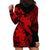 Aloha Hawaii Hoodie Dress Hammerhead Shark Tattoo Polynesian Summer - Red LT9 - Polynesian Pride