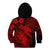 Aloha Hawaii Kid Hoodie Hammerhead Shark Tattoo Polynesian Summer - Red LT9 - Polynesian Pride