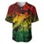 Aloha Hawaii Baseball Jersey Hammerhead Shark Tattoo Polynesian Summer - Reggae LT9 Reggae - Polynesian Pride