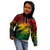 Aloha Hawaii Kid Hoodie Hammerhead Shark Tattoo Polynesian Summer - Reggae LT9 - Polynesian Pride