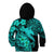 Aloha Hawaii Kid Hoodie Hammerhead Shark Tattoo Polynesian Summer - Turquoise LT9 - Polynesian Pride