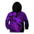 Aloha Hawaii Kid Hoodie Hammerhead Shark Tattoo Polynesian Summer - Violet LT9 - Polynesian Pride