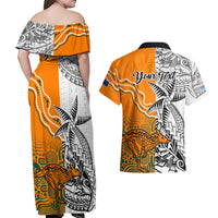 personalised-fiji-australia-rugby-couples-matching-off-shoulder-maxi-dress-and-hawaiian-shirt-world-cup-2023-polynesia-tapa-mixed-indigenous-aboriginal