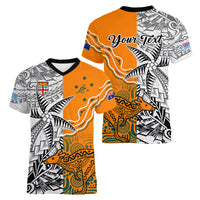 personalised-fiji-australia-rugby-women-v-neck-t-shirt-world-cup-2023-polynesia-tapa-mixed-indigenous-aboriginal
